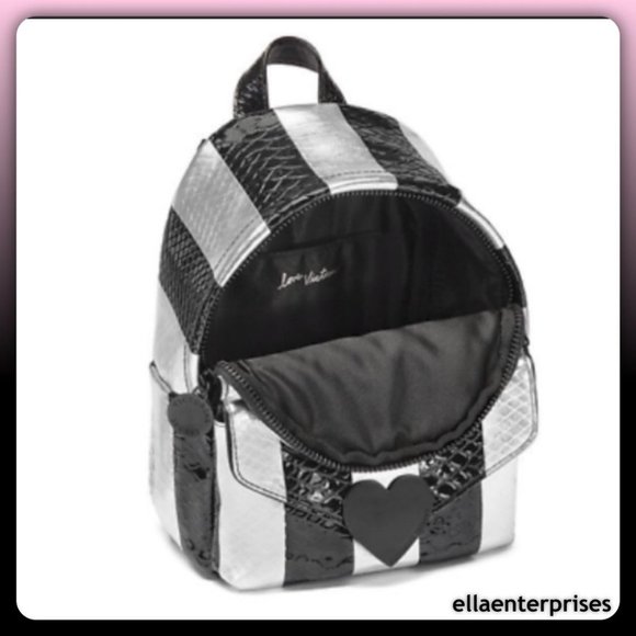 VS Luxe Python Striped Mini City Backpack Bag main image 2